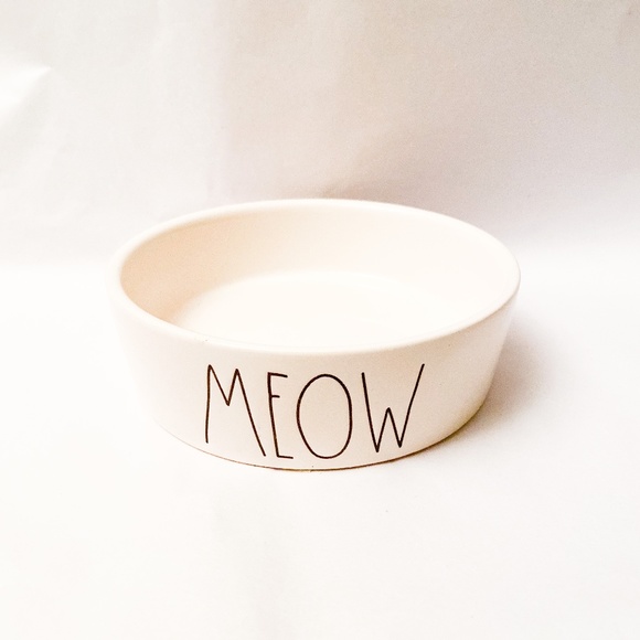 Rae Dunn Pet Dish MEOW